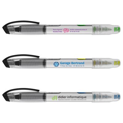 Stylo Gel Iriza avec Surligneur - Famille
