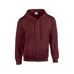 Hoodie Blanc à Fermeture Éclair Gildan® - Famille