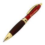 Caneta Crown Jewel Metal Deluxe - Cor de Vinho