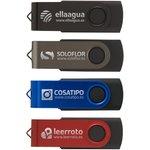 USB metálico con acabado en goma 4GB - Familia