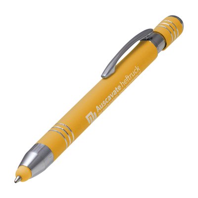 Maya Rainbow Soft Touch Stylus pen - Geel