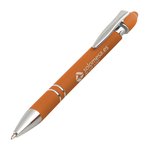 Bolígrafo Alpha Soft Touch con Lápiz óptico - Naranja