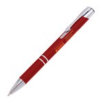 Stylo Paragon Soft Touch Logo Coloré - Rouge