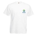 T-shirt Blanc Valueweight Fruit of the Loom® - Blanc