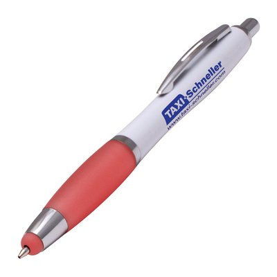 Farbdruck Murray Kugelschreiber mit Stylus - Weiß