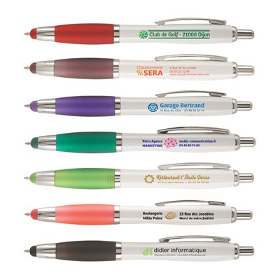 Stylo Murray avec Stylet Logo Coloré - Famille