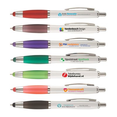 Kleur Bedrukte Murray Stylus Pen - Familie