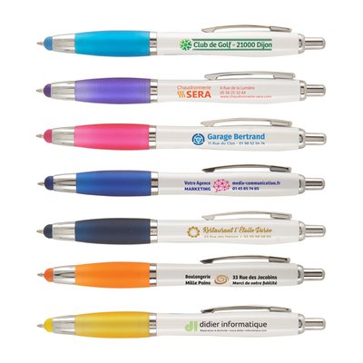 Stylo Murray avec Stylet Logo Coloré - Famille1