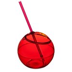Fiesta bal met rietje - Rood