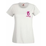 Fruit of the Loom Lady-Fit T-shirt White - Family 